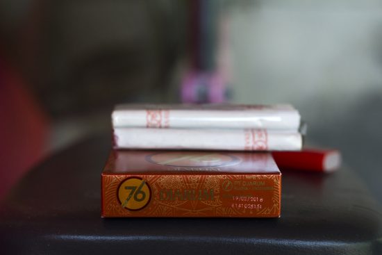 Production codes or dater codes on cigarette