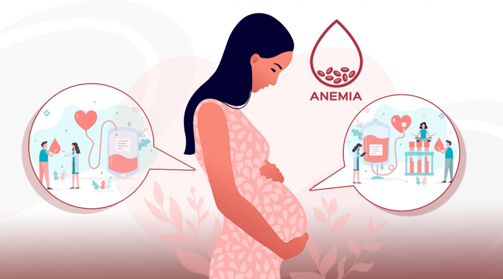 Causes of anemia in pregnant women