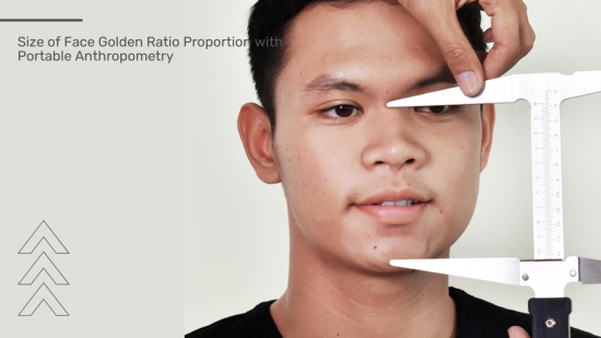 Size of Face Golden Ratio Proportion with Portable Anthropometry