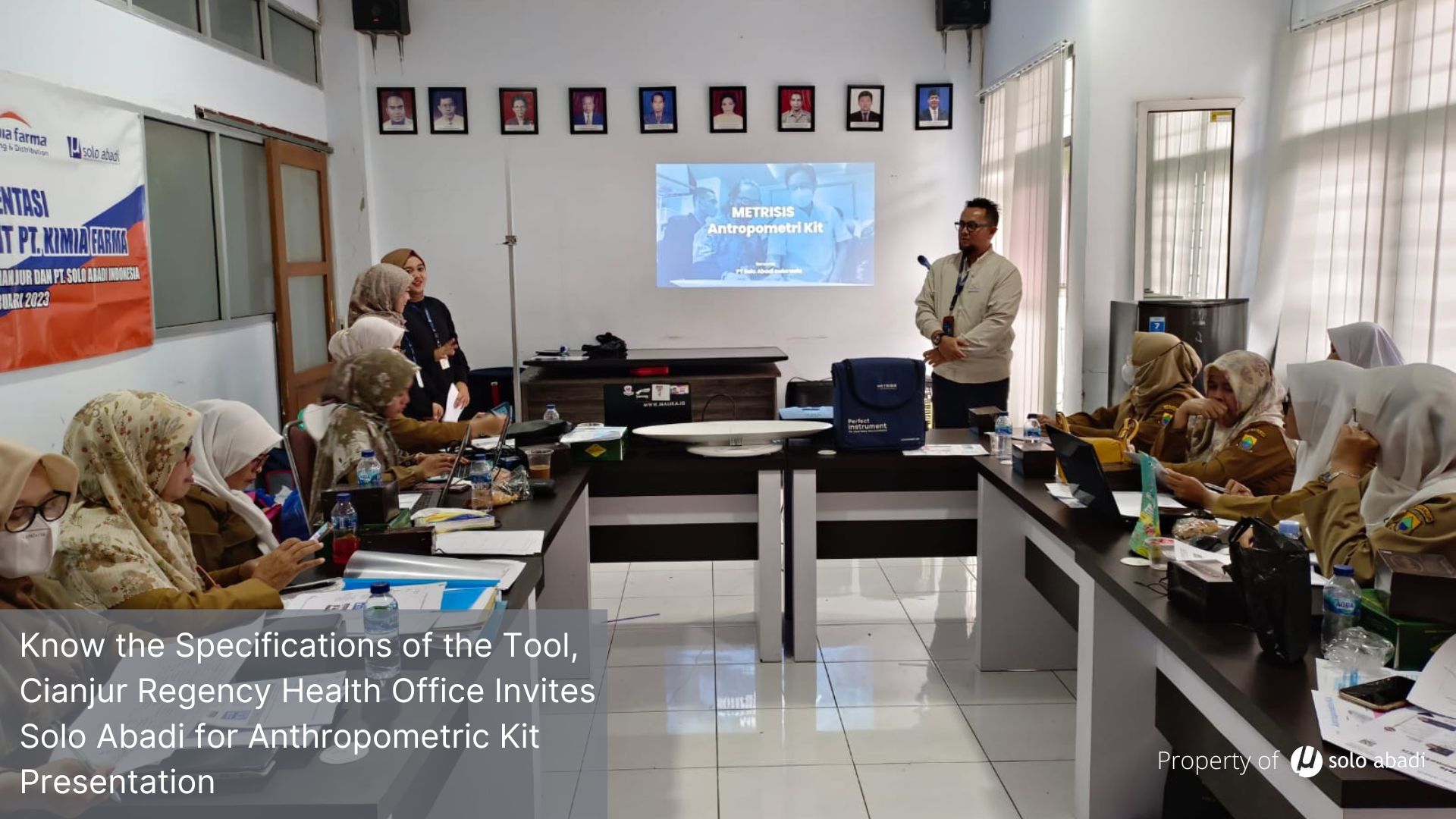 Cianjur-Regency-Health-Office-Invites-Solo-Abadi-For-Anthropometric-Kit-Presentation
