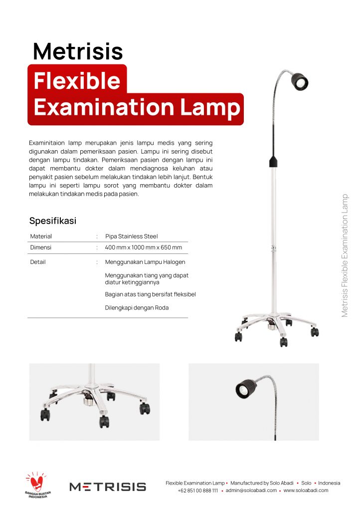 Metrisis Examination Lamp atau Lampu Tindakan