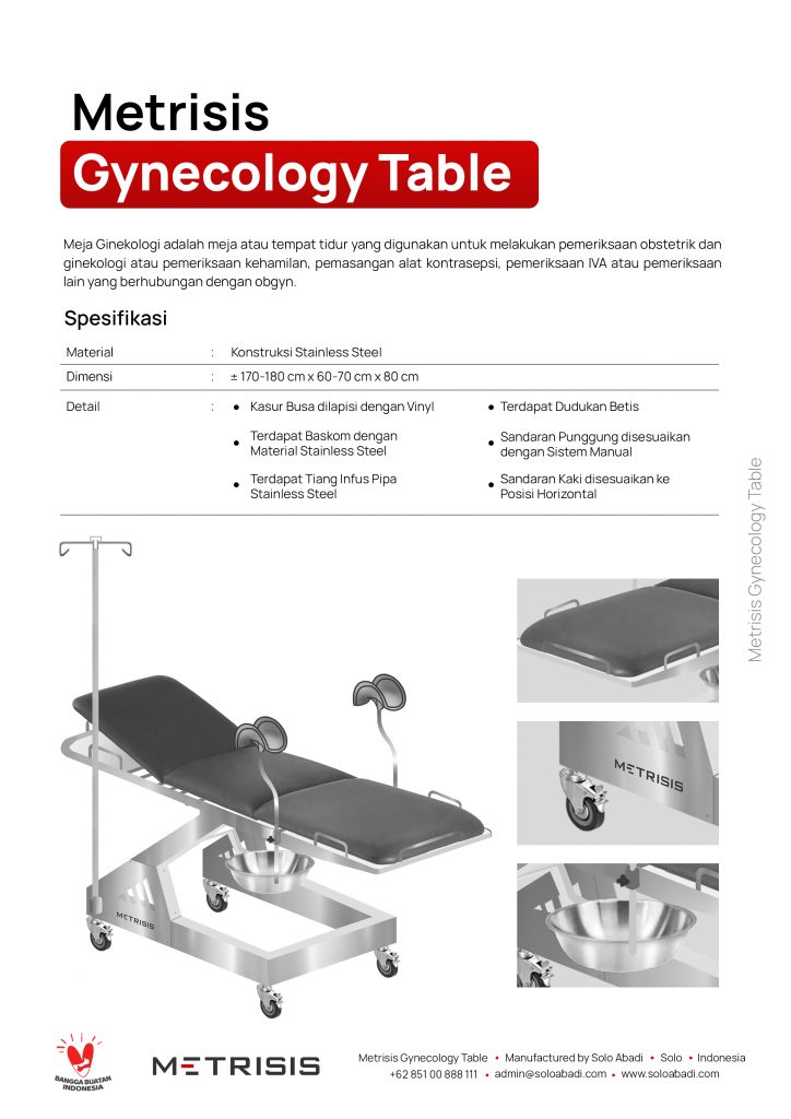 Gynecology Table Matrix Brochure 