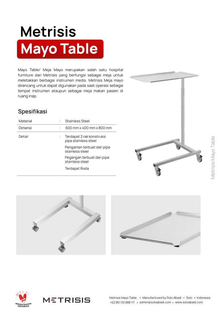 metrisis mayo table