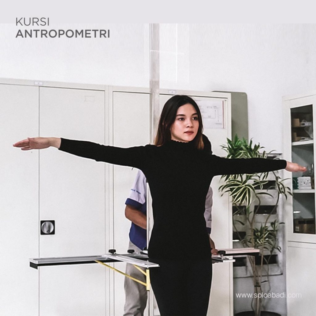 Dimensi alat ukur antropometri posisi duduk
