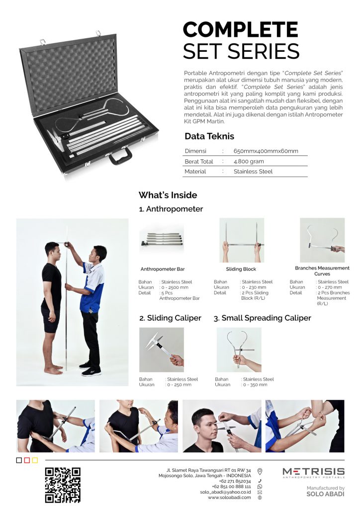 brosur metrisis antropometri complete set series