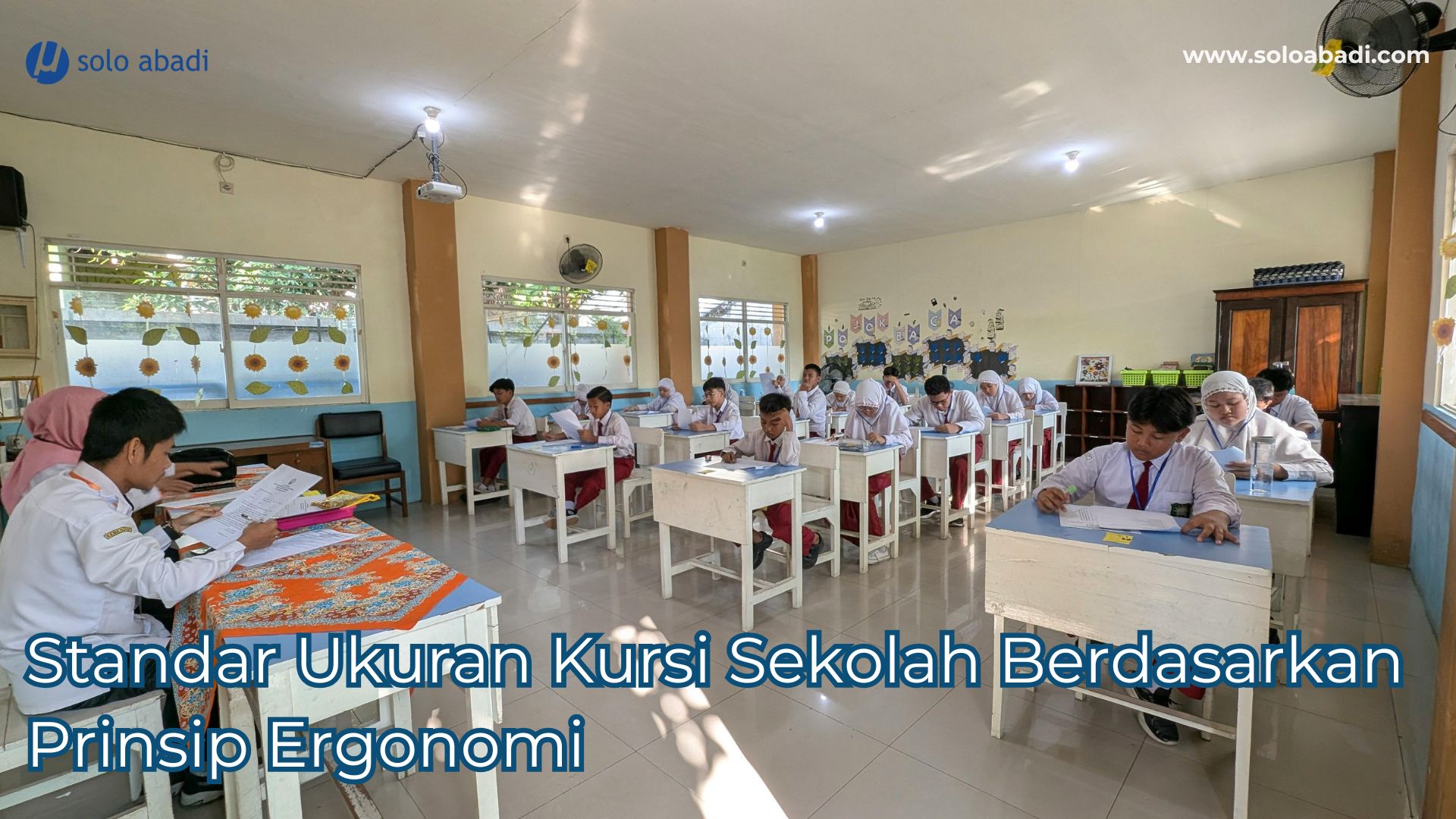 Standar Ukuran Kursi Sekolah Berdasarkan Prinsip Ergonomi