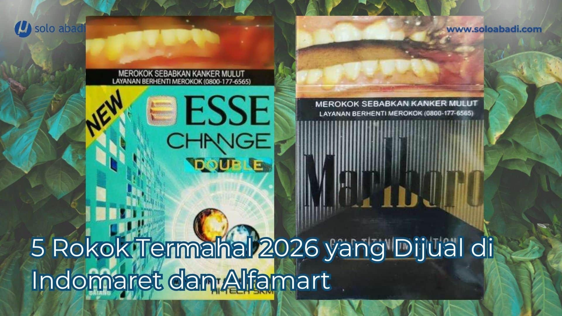 Rokok termahal 2026 di Indomaret dan Alfamart