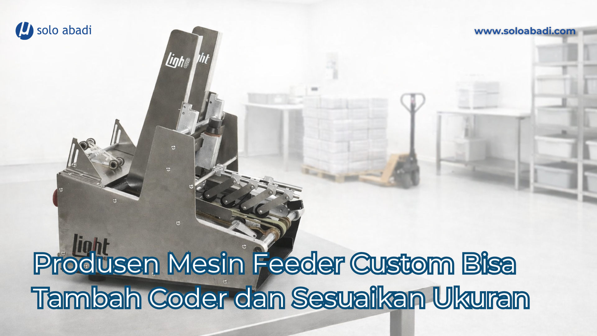 Mesin feeder custom dari Solo Abadi