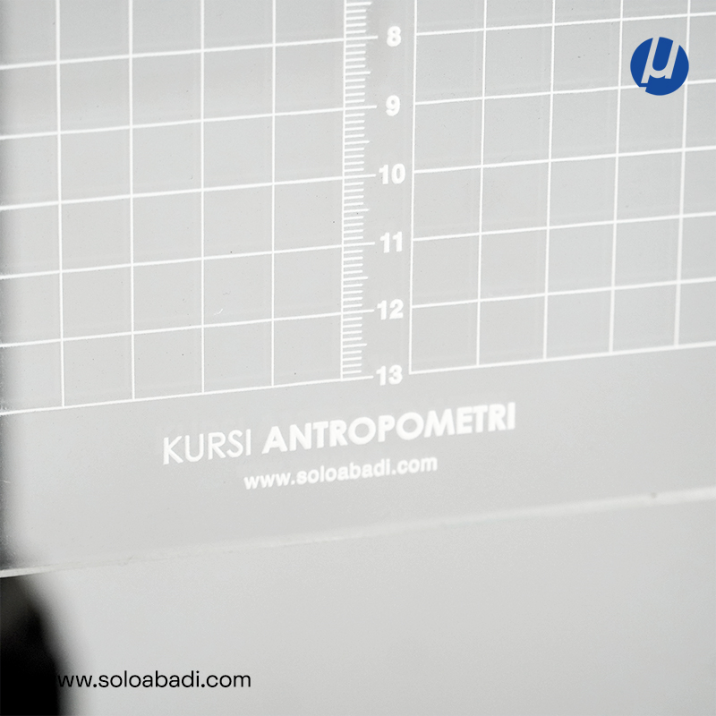 Kursi Antropometri - Alat ukur dimensi tubuh manusia dari Solo Abadi