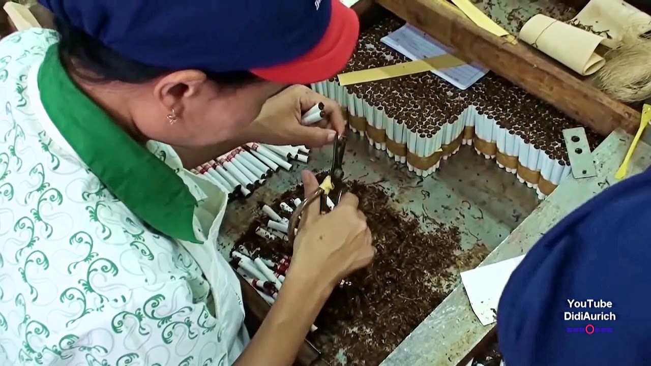 proses produksi rokok SKT